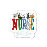 Halloween Nurse Nursing Cute Health Worker Halloween Sticker | Artistshot