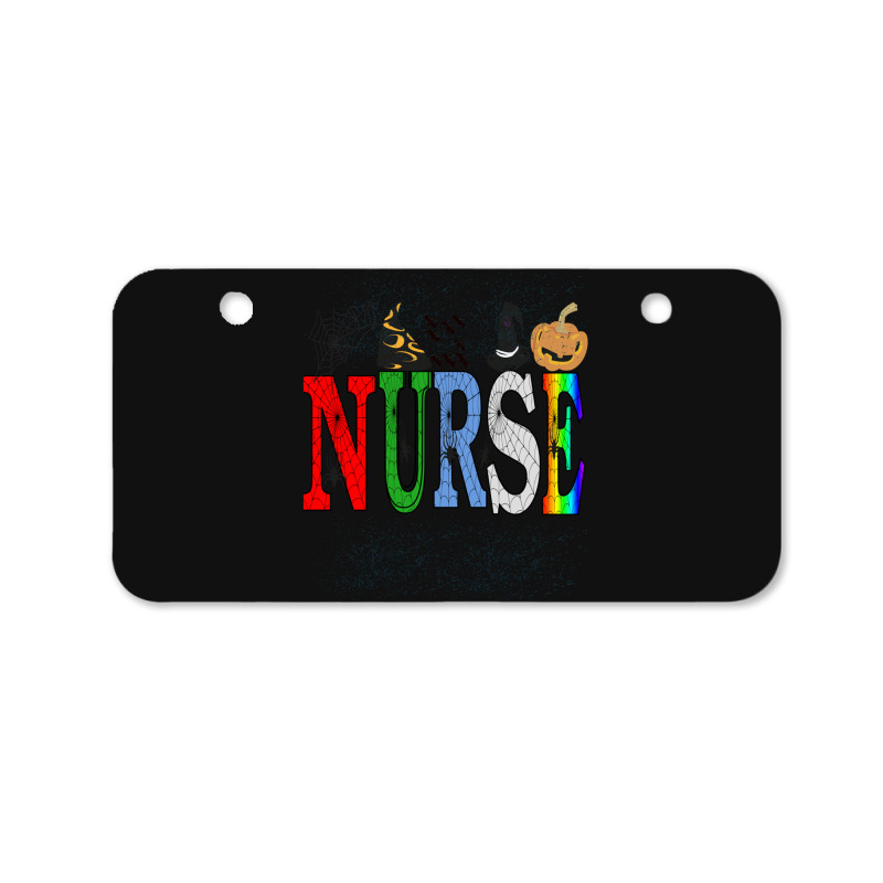 Halloween Nurse Nursing Cute Health Worker Halloween Bicycle License Plate | Artistshot