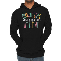 Changing Lives One Session At A Time Sweatshirt Lightweight Hoodie | Artistshot