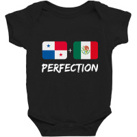 Panamanian Plus Mexican Perfection Flag Heritage Premium T Shirt Baby Bodysuit | Artistshot