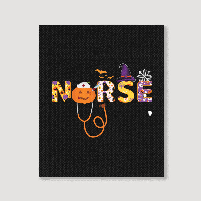 Halloween Nurse, Halloween Nursing, Cool Halloween Nurse, Boo Boo Crew Portrait Canvas Print | Artistshot