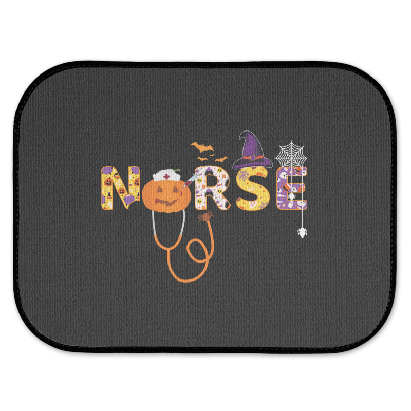 Halloween Nurse, Halloween Nursing, Cool Halloween Nurse, Boo Boo Crew Rear Car Mat | Artistshot