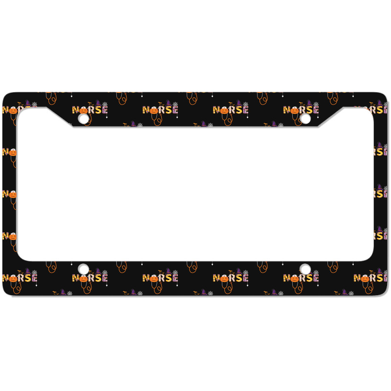 Halloween Nurse, Halloween Nursing, Cool Halloween Nurse, Boo Boo Crew License Plate Frame | Artistshot