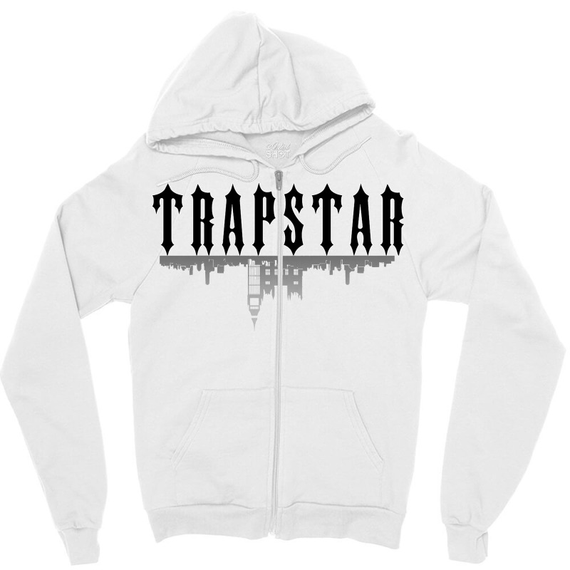 Custom Trapstar London City 003 Zipper Hoodie By Ongsongmine