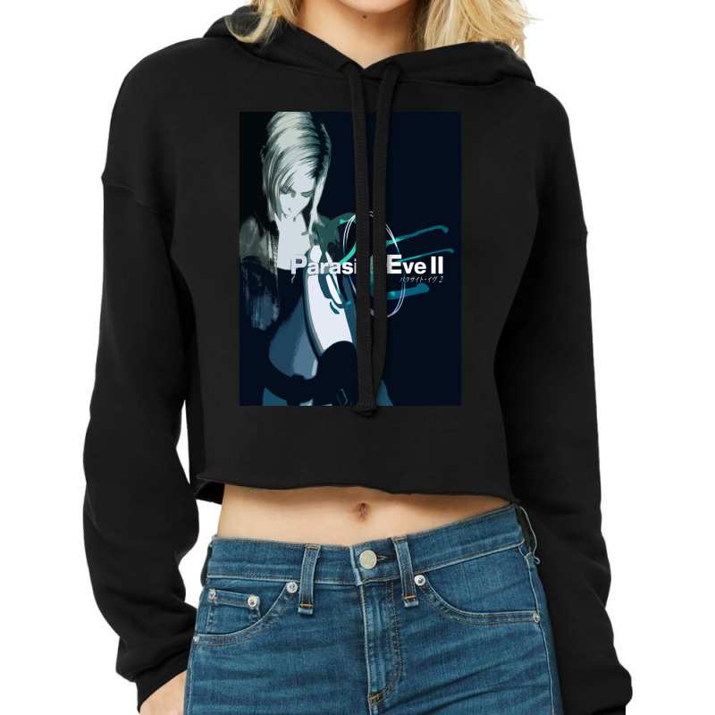 Parasite Eve 2 Artwork Cropped Hoodie by cm-arts | Artistshot