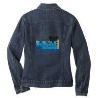 Arcade Alternative Rock Fire Ladies Denim Jacket | Artistshot