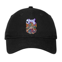 Official-ghost-panic-satanic Adjustable Cap | Artistshot