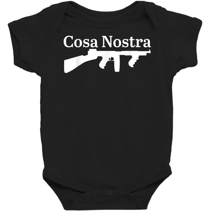 Sicilian Mafia Gangster Godfather Boss Italy Italian T Shirt Baby Bodysuit by cm-arts | Artistshot