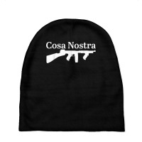 Sicilian Mafia Gangster Godfather Boss Italy Italian T Shirt Baby Beanies | Artistshot