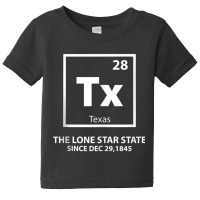 Texas Periodic Element Lonestar State Tank Top Baby Tee | Artistshot