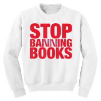 Protect Our Freedoms Stop Banning Books First Amendment T Shirt Youth Sweatshirt | Artistshot