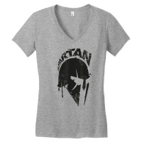 Spartan Gladiator Roman Greek Warrior Soldier Patriotic T Shirt Women's V-neck T-shirt | Artistshot