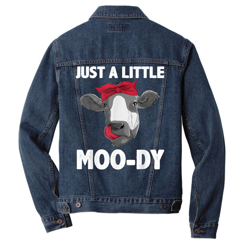 Cute Cow Design For Men Women Dairy Cow Lover Cattle Farming T Shirt Men Denim Jacket | Artistshot