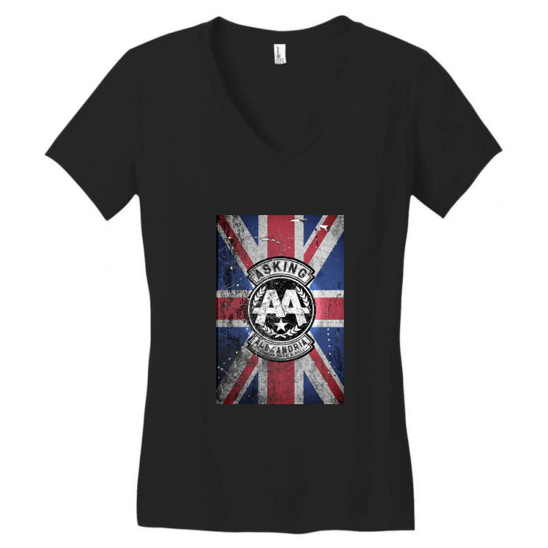 Asking Alexandria Women's V-Neck T-Shirt by SusanCartrette | Artistshot