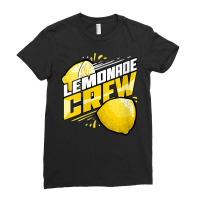 Womens Funny Lemonade Stand And Lemonade Crew V Neck T Shirt Ladies Fitted T-shirt | Artistshot