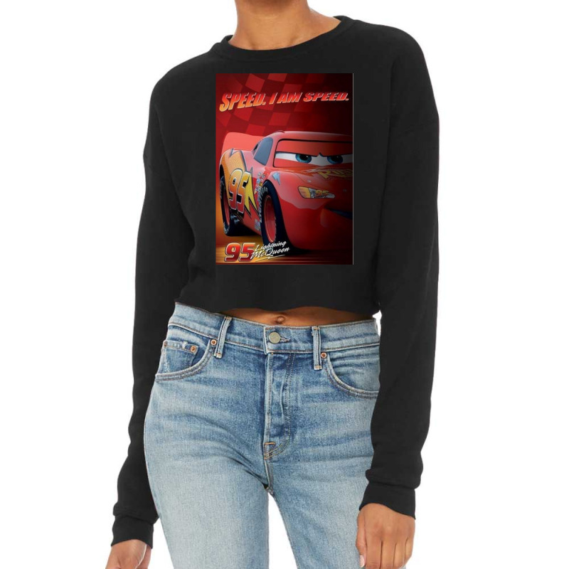 Lightning Mcqueen Cropped Sweater by cm-arts | Artistshot