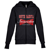 South Dakota Iron Worker King Of Trades Iron Working Tank Top Youth Zipper Hoodie | Artistshot