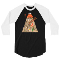 Alien Ramen Invasion 3/4 Sleeve Shirt | Artistshot