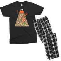 Alien Ramen Invasion Men's T-shirt Pajama Set | Artistshot