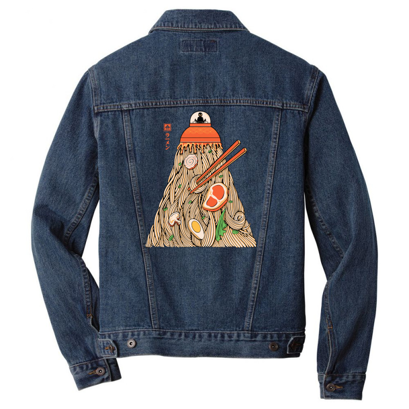 Alien Ramen Invasion Men Denim Jacket | Artistshot