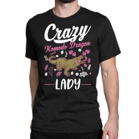 Crazy Komodo Dragon Lady Monitor Lizard Girl T Shirt Classic T-shirt | Artistshot