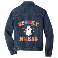 Nurse Halloween Shirt - Spooky Nurse Halloween Men Denim Jacket | Artistshot