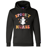 Nurse Halloween Shirt - Spooky Nurse Halloween Champion Hoodie | Artistshot