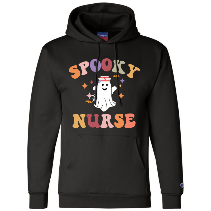 Nurse Halloween Shirt - Spooky Nurse Halloween Champion Hoodie | Artistshot