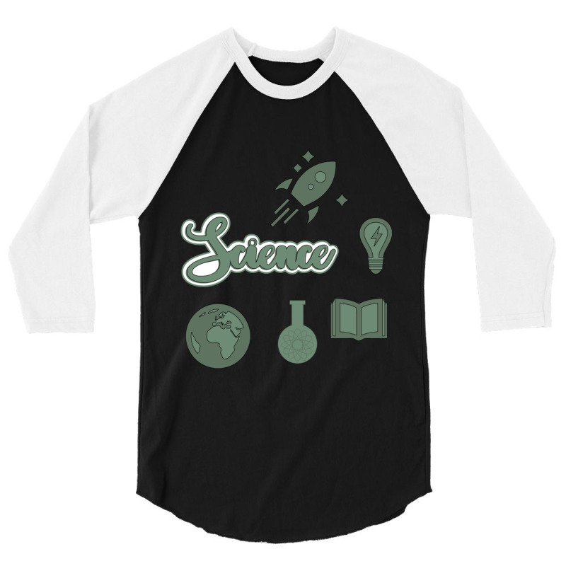 Light Green  Science School Subject  Pack 3/4 Sleeve Shirt | Artistshot