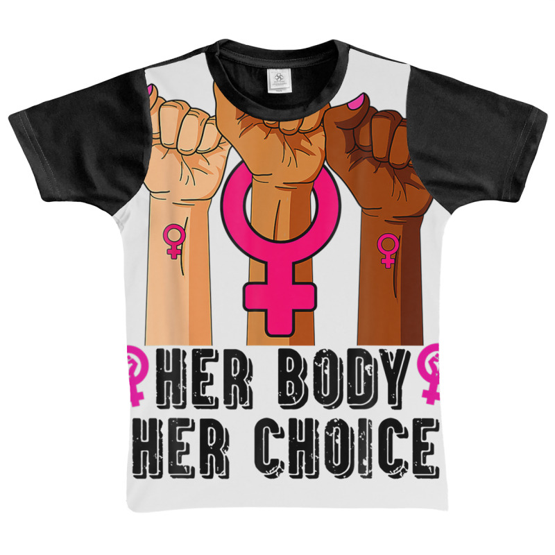 Her Body Her Right Her Choice Pro-choice Feminist Graphic Youth T-shirt | Artistshot