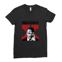 Malcolm X Ladies Fitted T-shirt | Artistshot