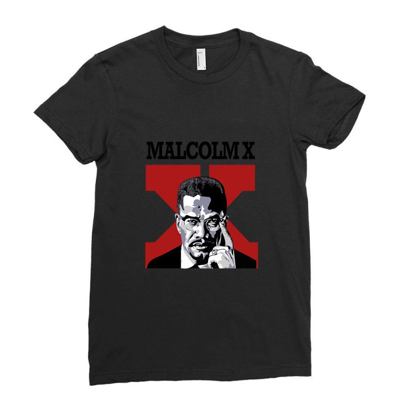 Malcolm X Ladies Fitted T-Shirt by juwitarahma22 | Artistshot