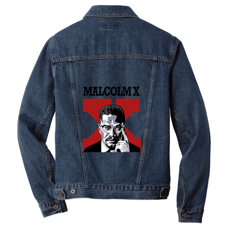 Malcolm X Men Denim Jacket by juwitarahma22 | Artistshot