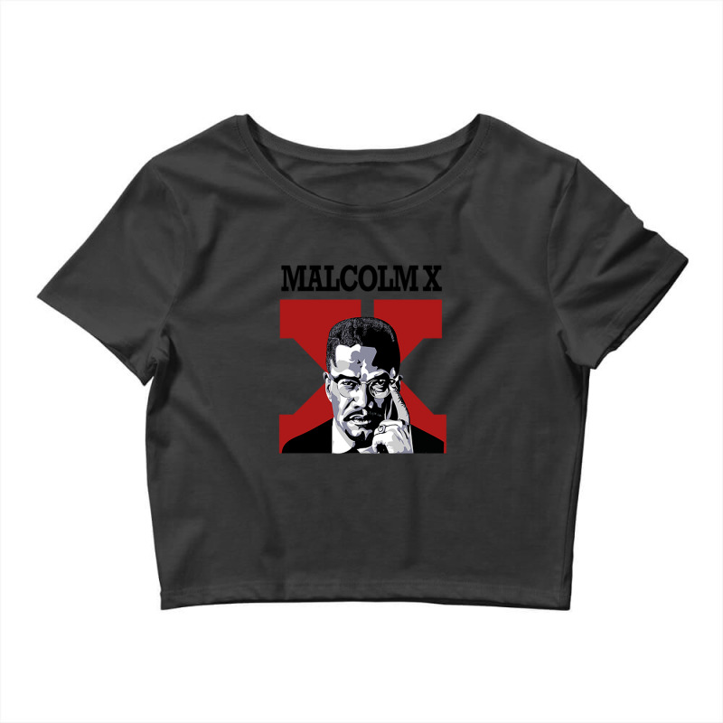 Malcolm X Crop Top by juwitarahma22 | Artistshot