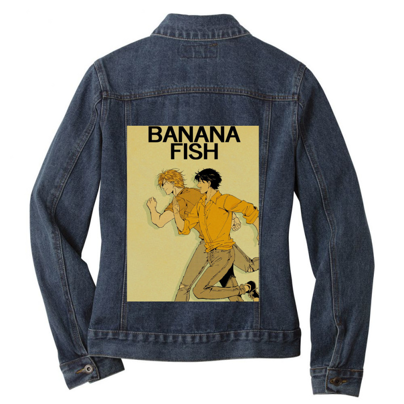 Banana Fish Ladies Denim Jacket by cm-arts | Artistshot