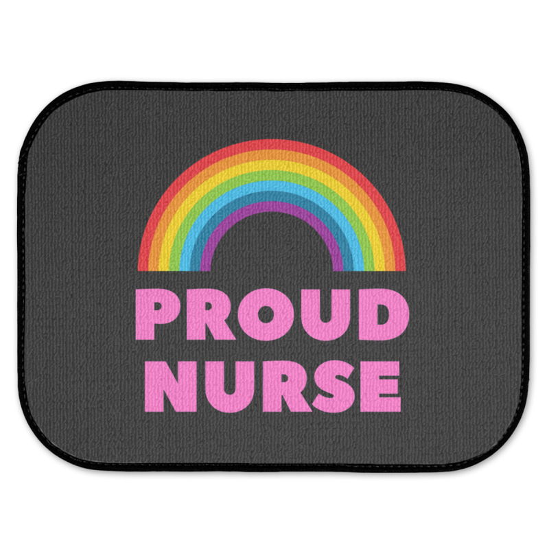 Proud Gay Nurse Rear Car Mat | Artistshot