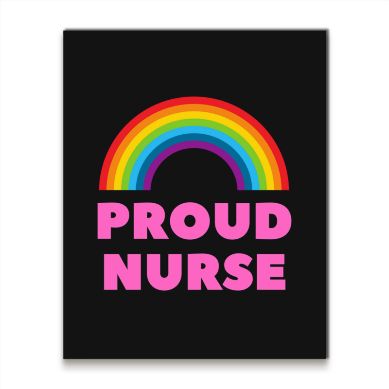 Proud Gay Nurse Metal Print Vertical | Artistshot