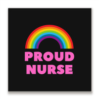 Proud Gay Nurse Metal Print Square | Artistshot