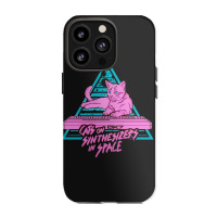 Cats On Synthesizers In Space - Neon T-shirt Iphone 13 Pro Case | Artistshot