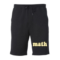 Math School Subject Fleece Short | Artistshot