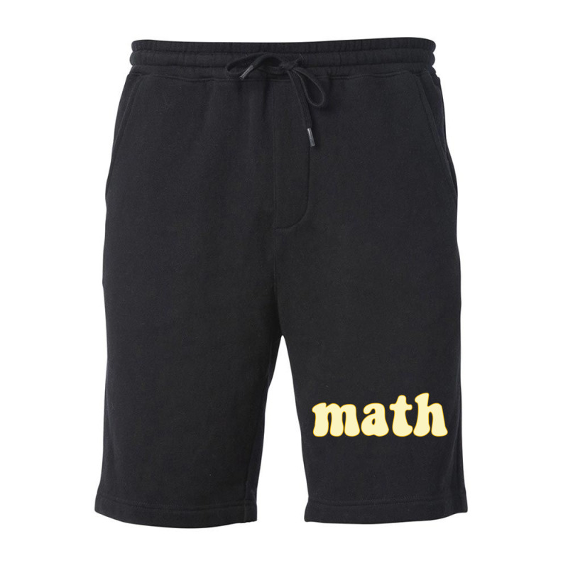 Math School Subject Fleece Short | Artistshot