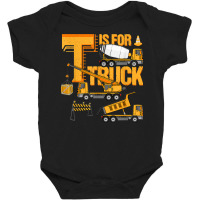 Kids Construction Site Construction Machinery Trucks T Shirt Baby Bodysuit | Artistshot