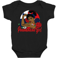 Panamanian Girl Panama Mujer Panamameña Flag Pullover Hoodie Baby Bodysuit | Artistshot