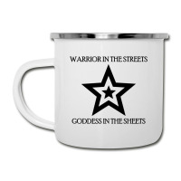 Warrior In The Streets, Goddess In The Sheets Camper Cup | Artistshot