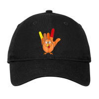 American Sign Language I Love You Thanksgiving Turkey T Shirt Adjustable Cap | Artistshot