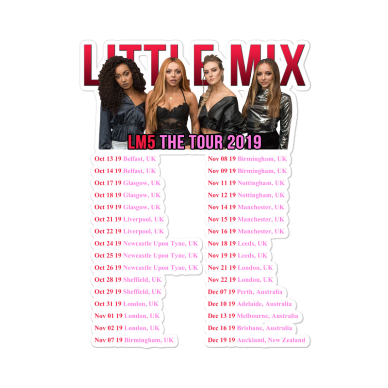 Little Mix   Lm5 Tour 2019 Back Sticker | Artistshot