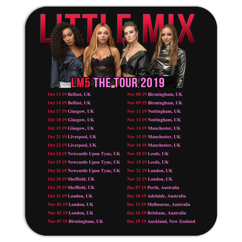 Little Mix   Lm5 Tour 2019 Back Mousepad | Artistshot