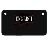 School Subject Motorcycle License Plate | Artistshot