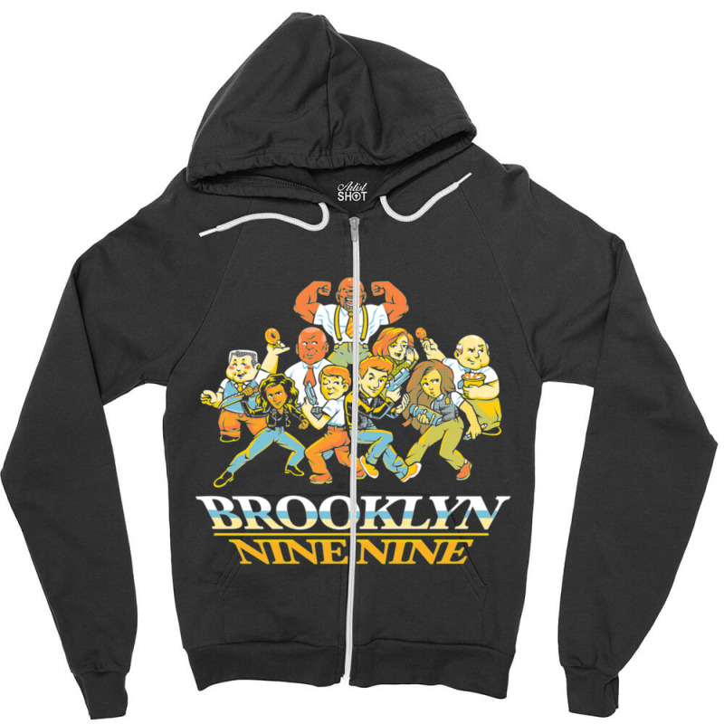 Brooklyn 99 Nine Nine! Zipper Hoodie by cm-arts | Artistshot