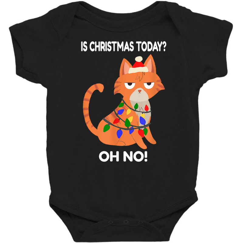 Kitten Is Christmas Today Noved Cat Christmas T Shirt Baby Bodysuit by cm-arts | Artistshot